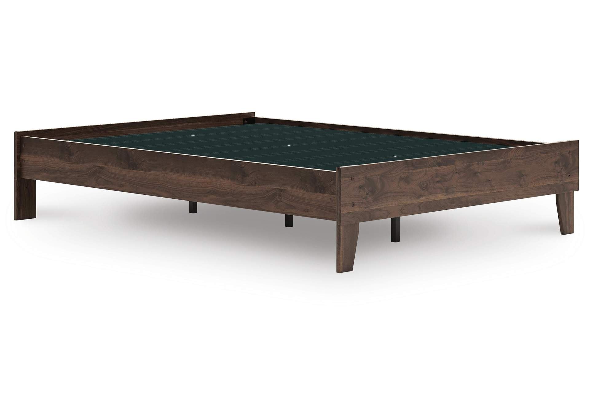 Calverson Full Platform Bed, Dresser and 2 Nightstands angled view