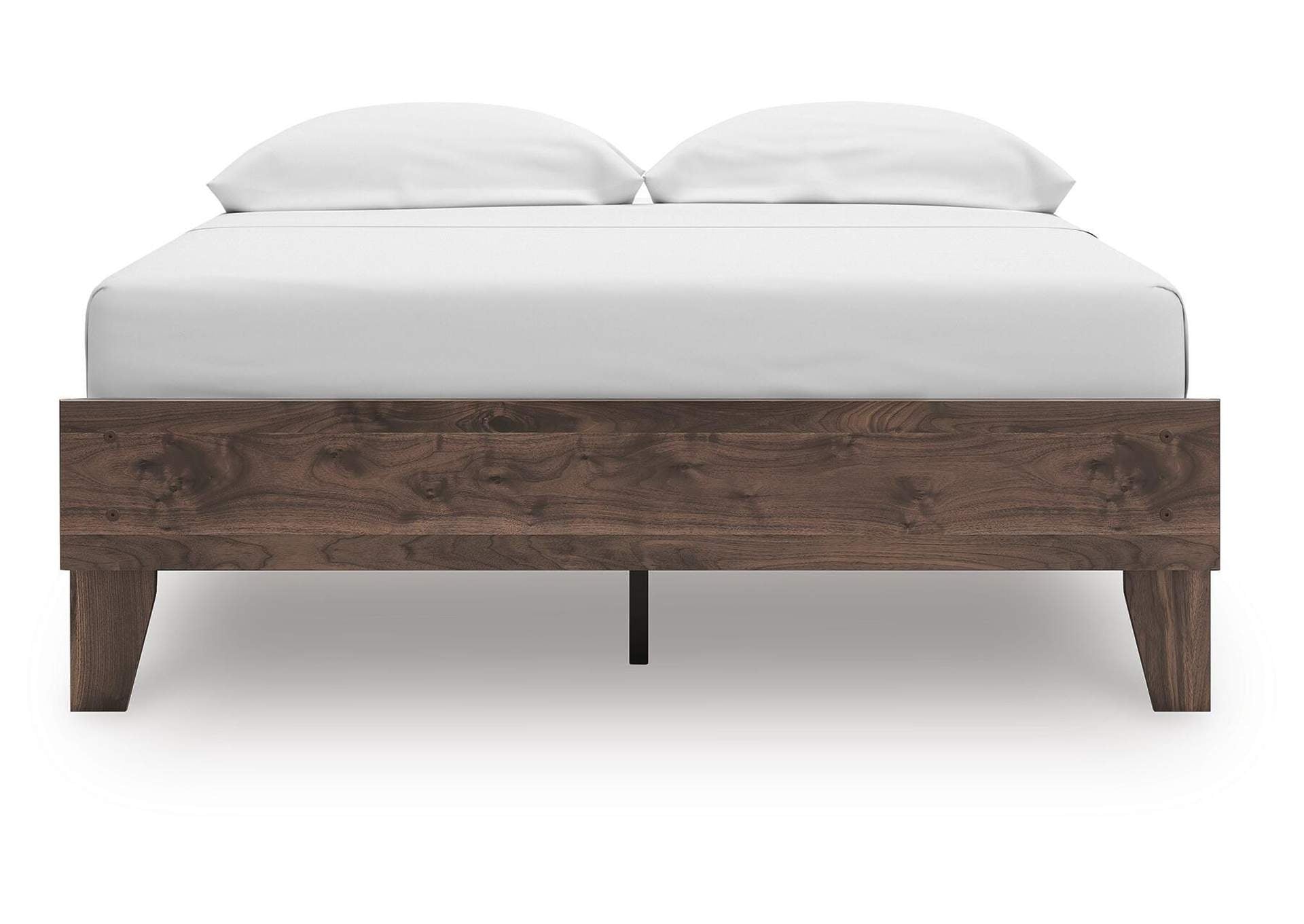 Calverson Full Platform Bed and Dresser front view