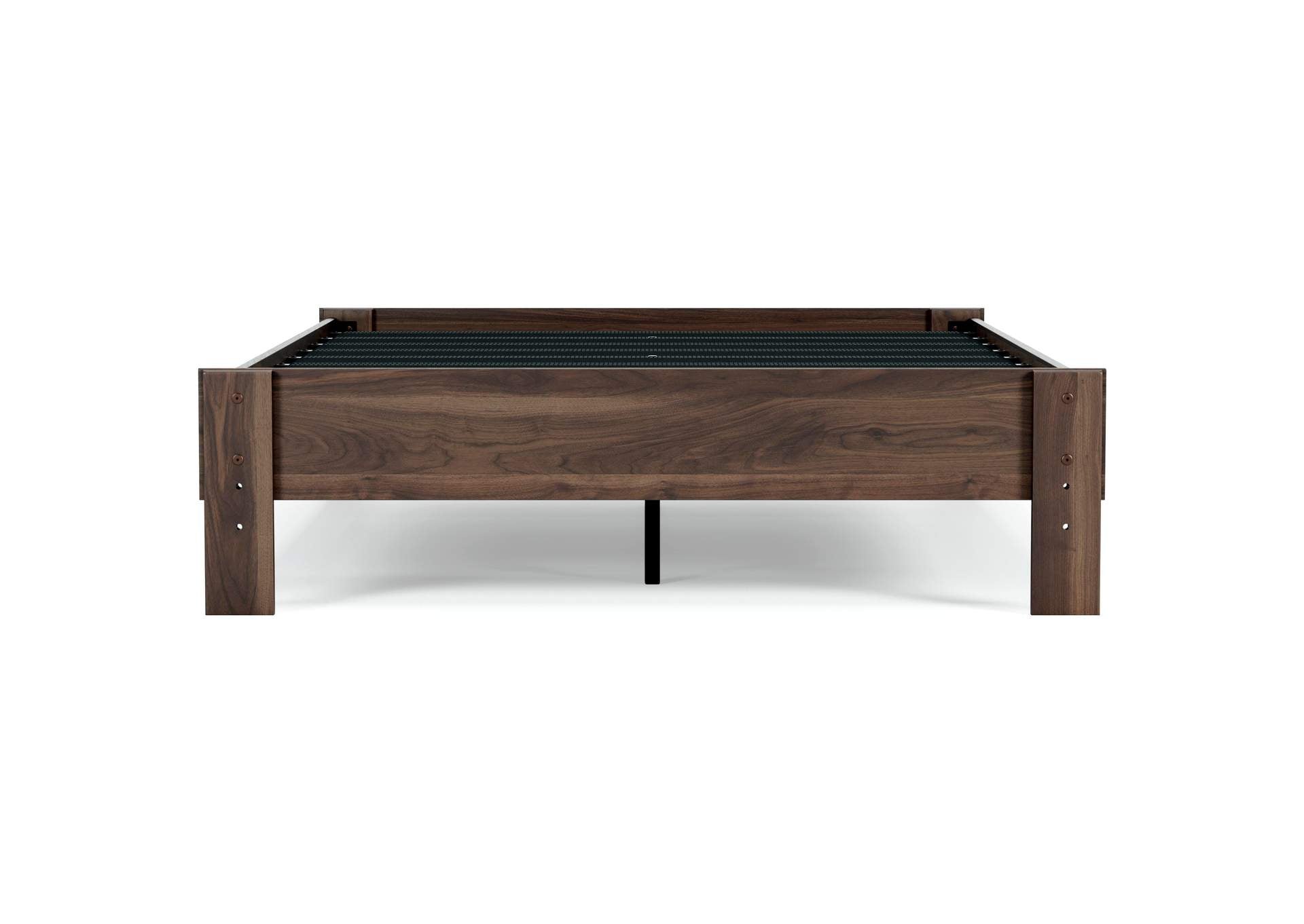 Calverson Full Platform Bed with Chime 10 Inch Medium Hybrid Mattress