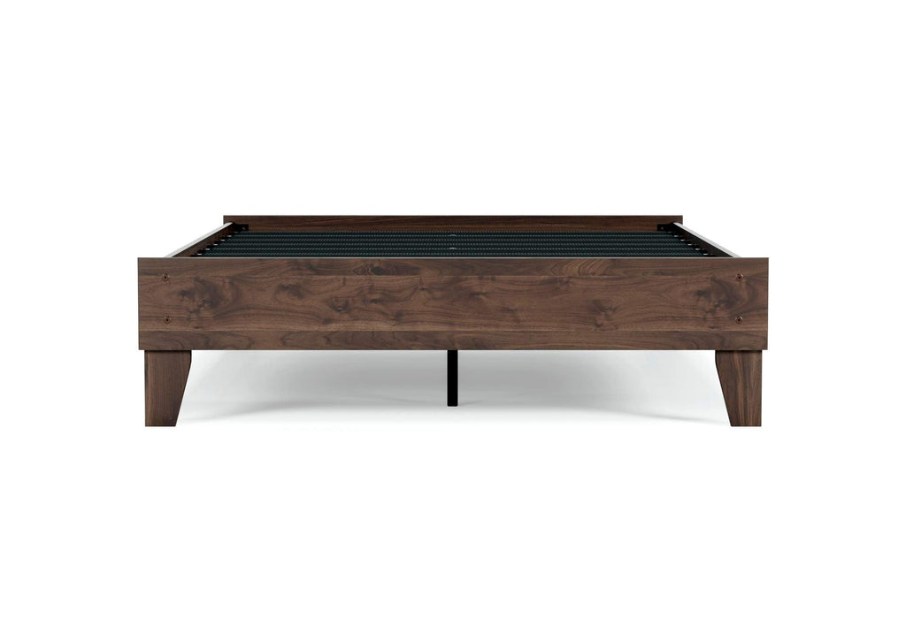 Calverson Full Platform Bed with Chime 12 Inch Plush Memory Foam Mattress front view