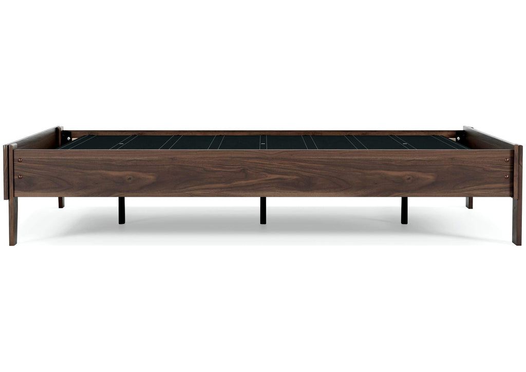 Calverson Full Platform Bed with 2 Nightstands side view