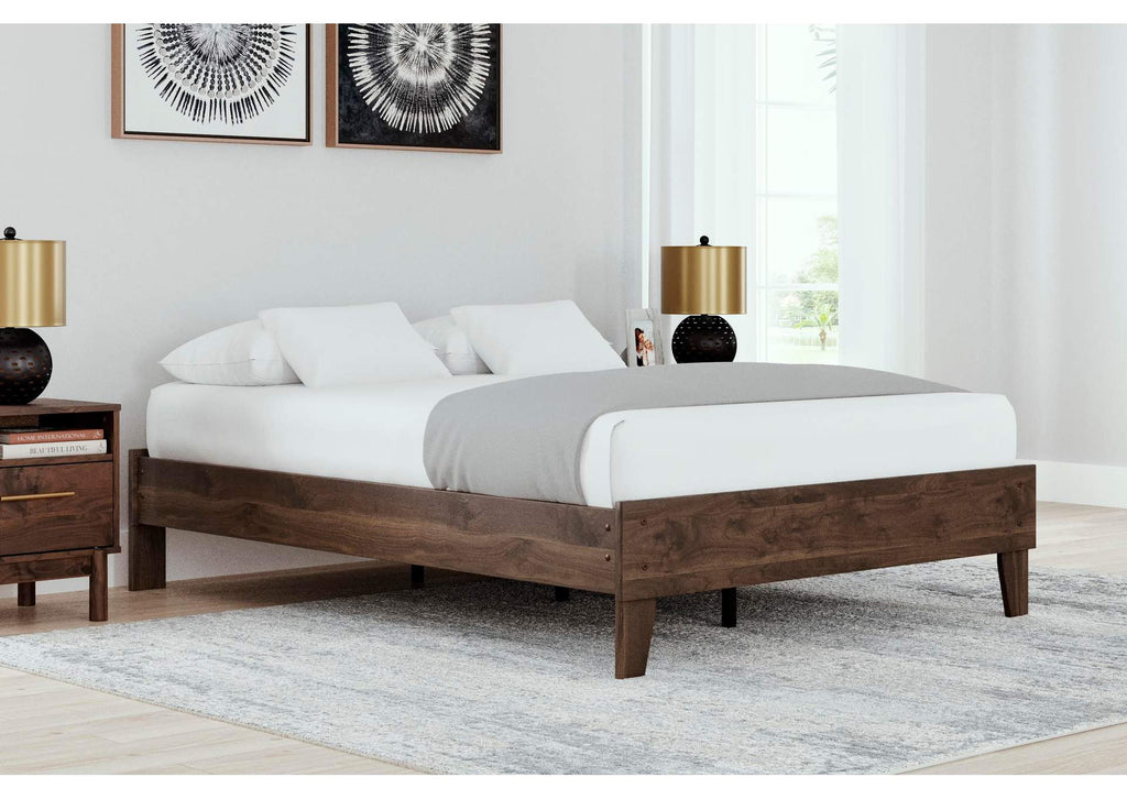 Calverson Full Platform Bed, Dresser and 2 Nightstands