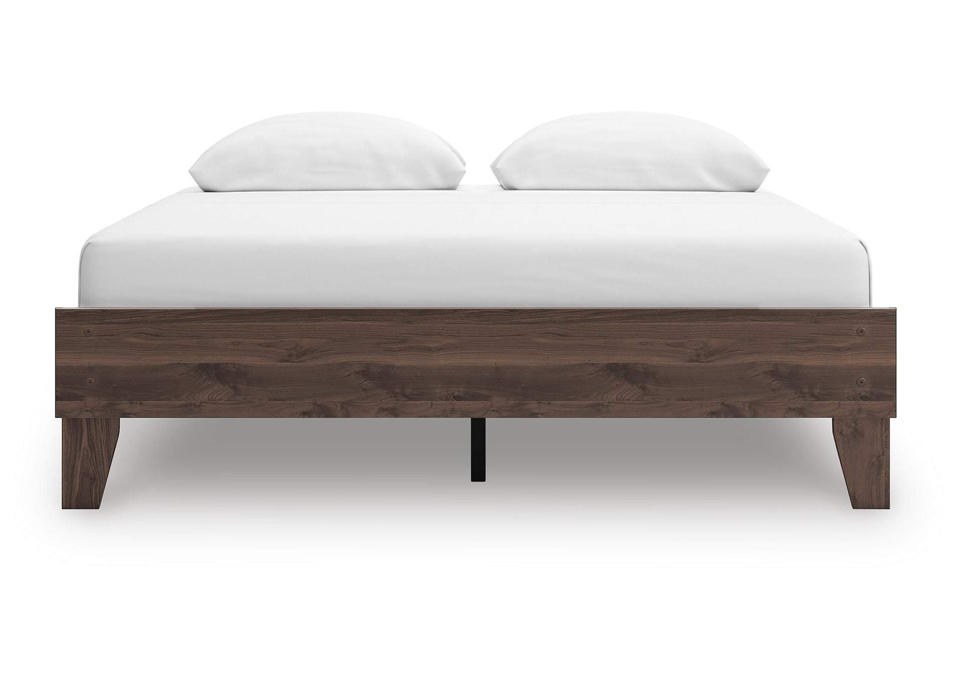 Calverson Queen Platform Bed, Dresser, Chest and Nightstand front view