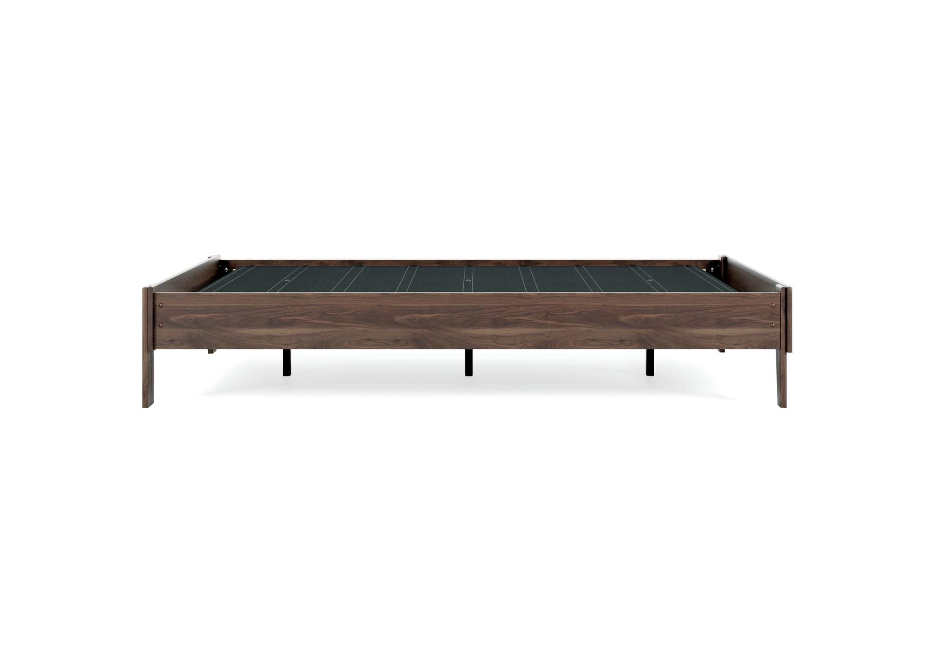 Calverson Queen Platform Bed with Chime 8 Inch Firm Innerspring Mattress side view