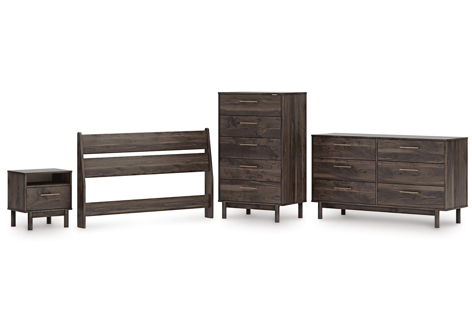 Calverson Full Panel Headboard, Dresser, Chest and Nightstand