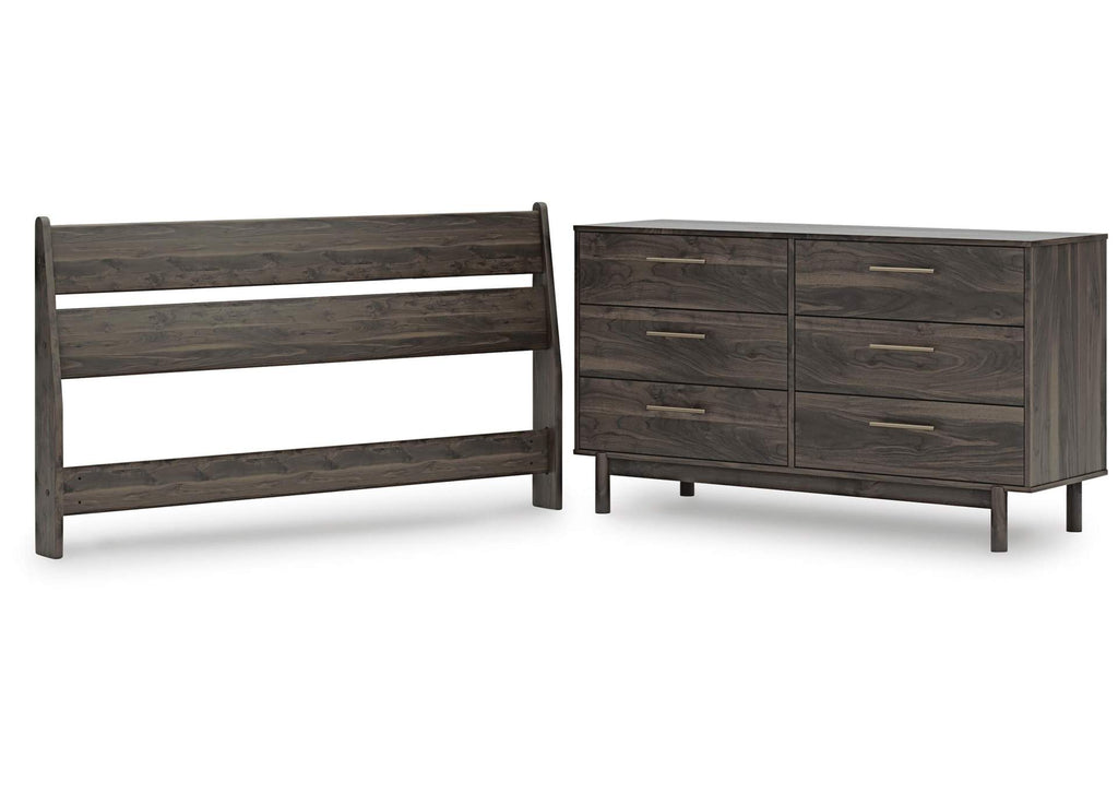 Calverson Queen Panel Headboard and Dresser