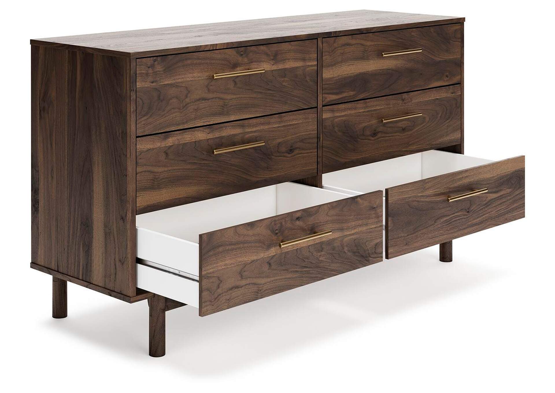 Calverson Full Platform Bed, Dresser, Chest and 2 Nightstands angled view
