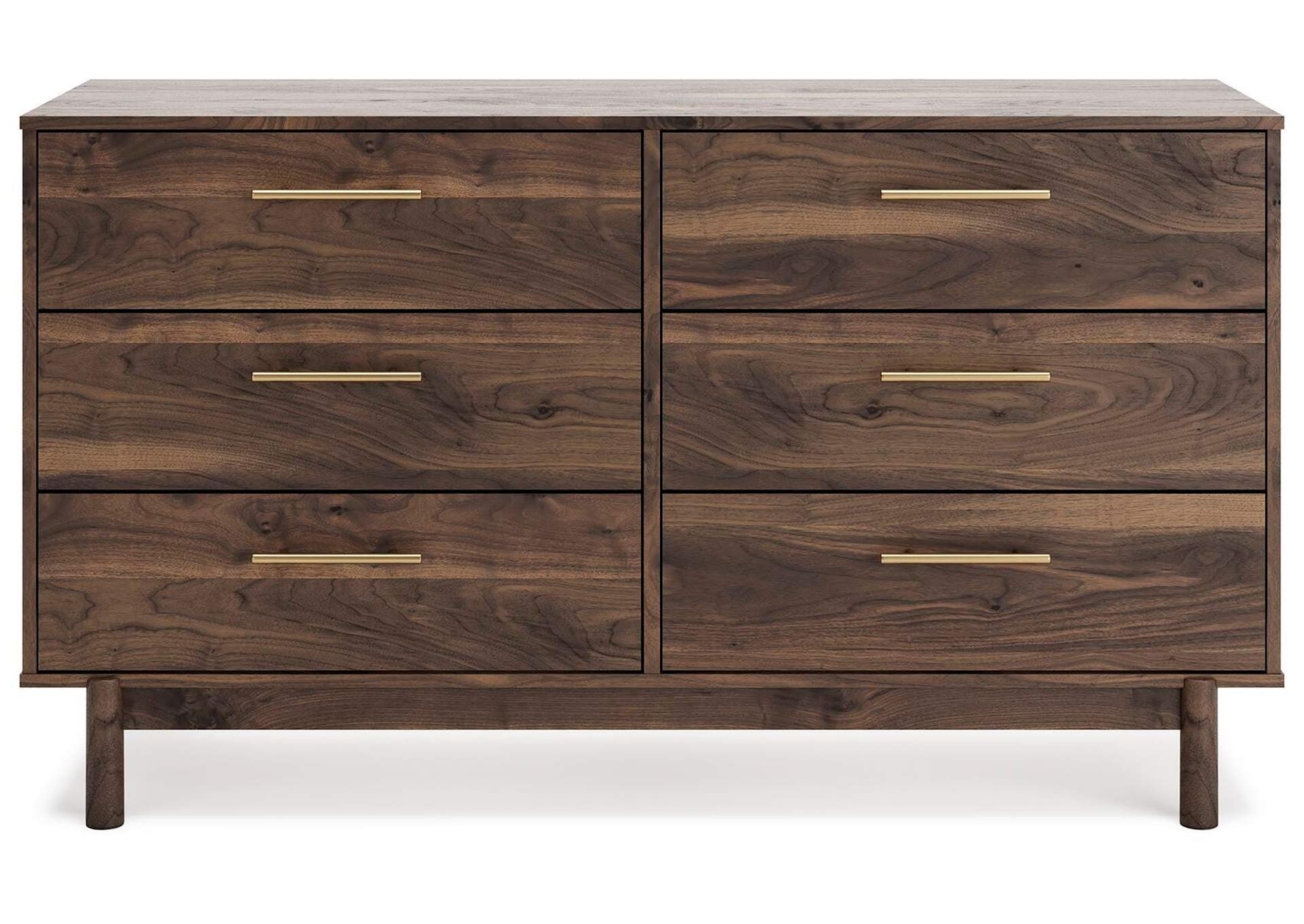 Calverson Queen Platform Bed, Dresser and 2 Nightstands front view