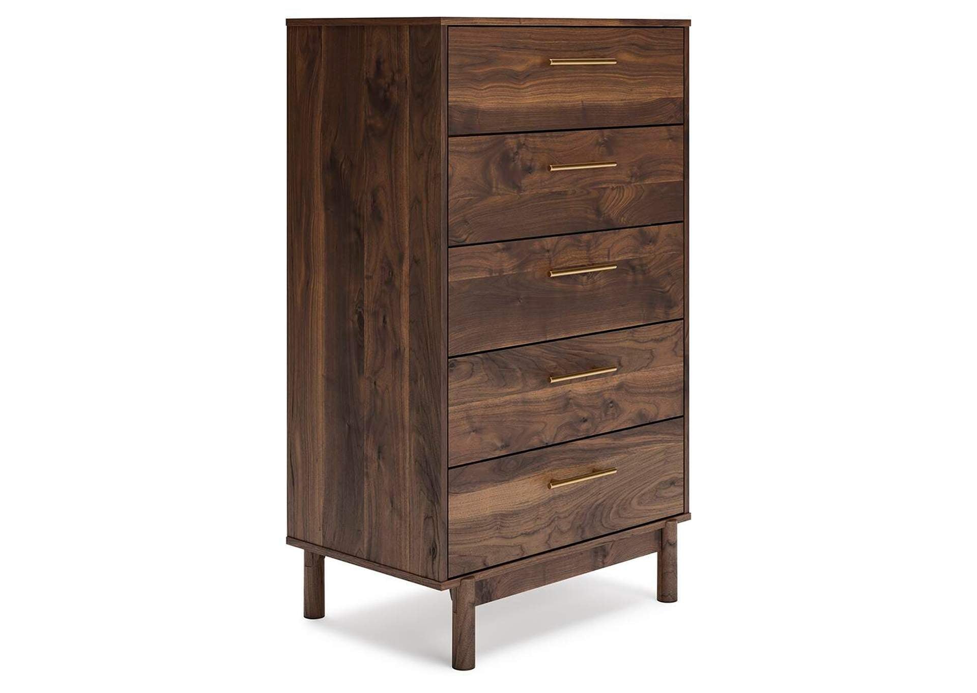 Calverson Full Panel Headboard, Dresser, Chest and 2 Nightstands angled view