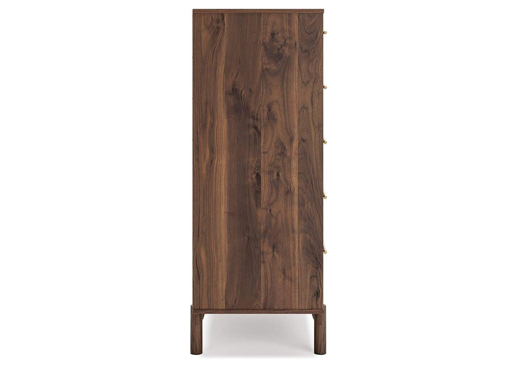 Calverson Full Platform Bed, Dresser, Chest and 2 Nightstands side view