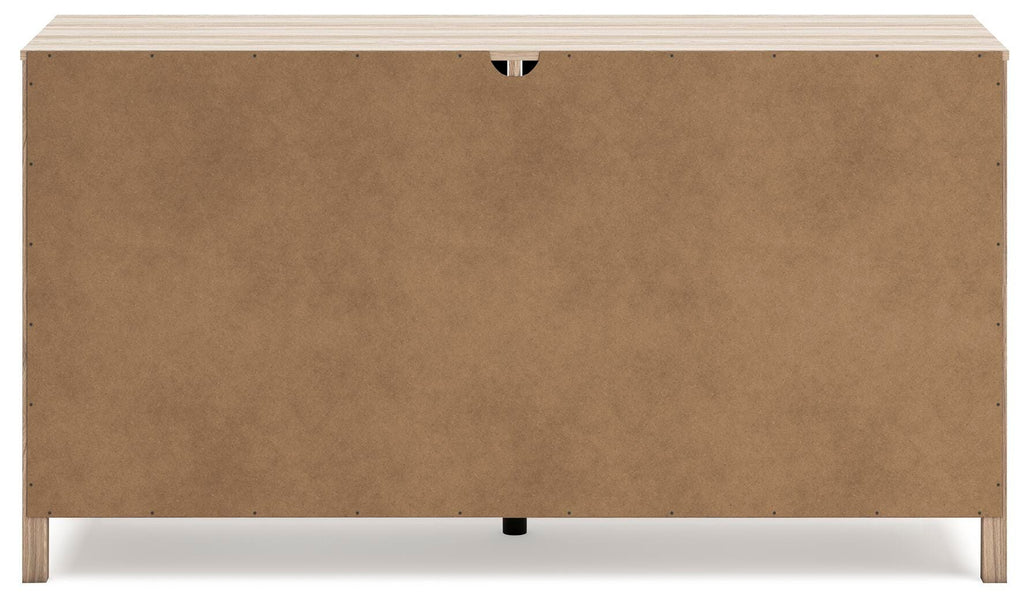 Battelle Dresser in Tan, back view