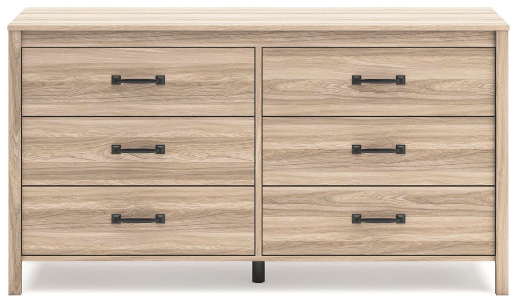 Battelle Dresser in Tan, front view