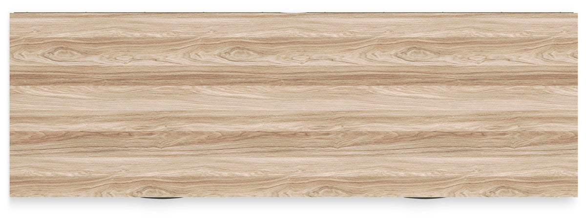 Battelle Dresser in Tan, top view