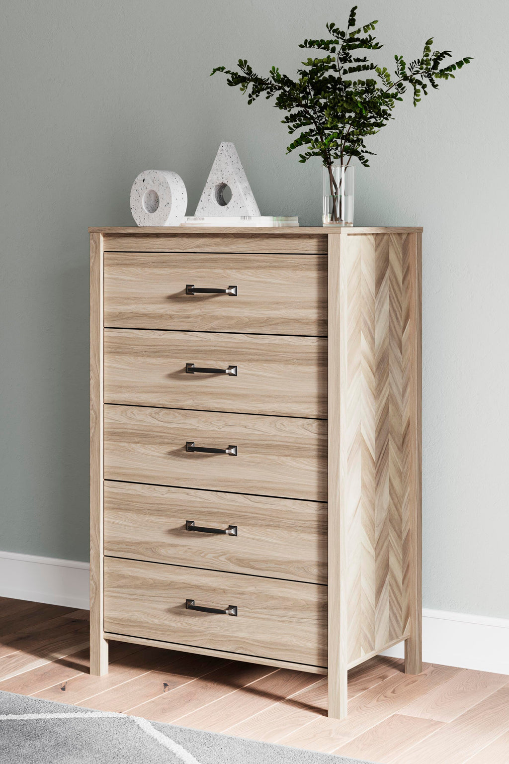 Battelle Chest of Drawers in Tan, alternate view 3