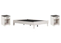 Shawburn Full Platform Bed and 2 Nightstands
