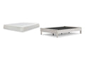 Shawburn Full Platform Bed with Chime 10 Inch Firm Memory Foam Mattress