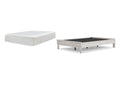 Shawburn Full Platform Bed with Chime 12 Inch Plush Memory Foam Mattress