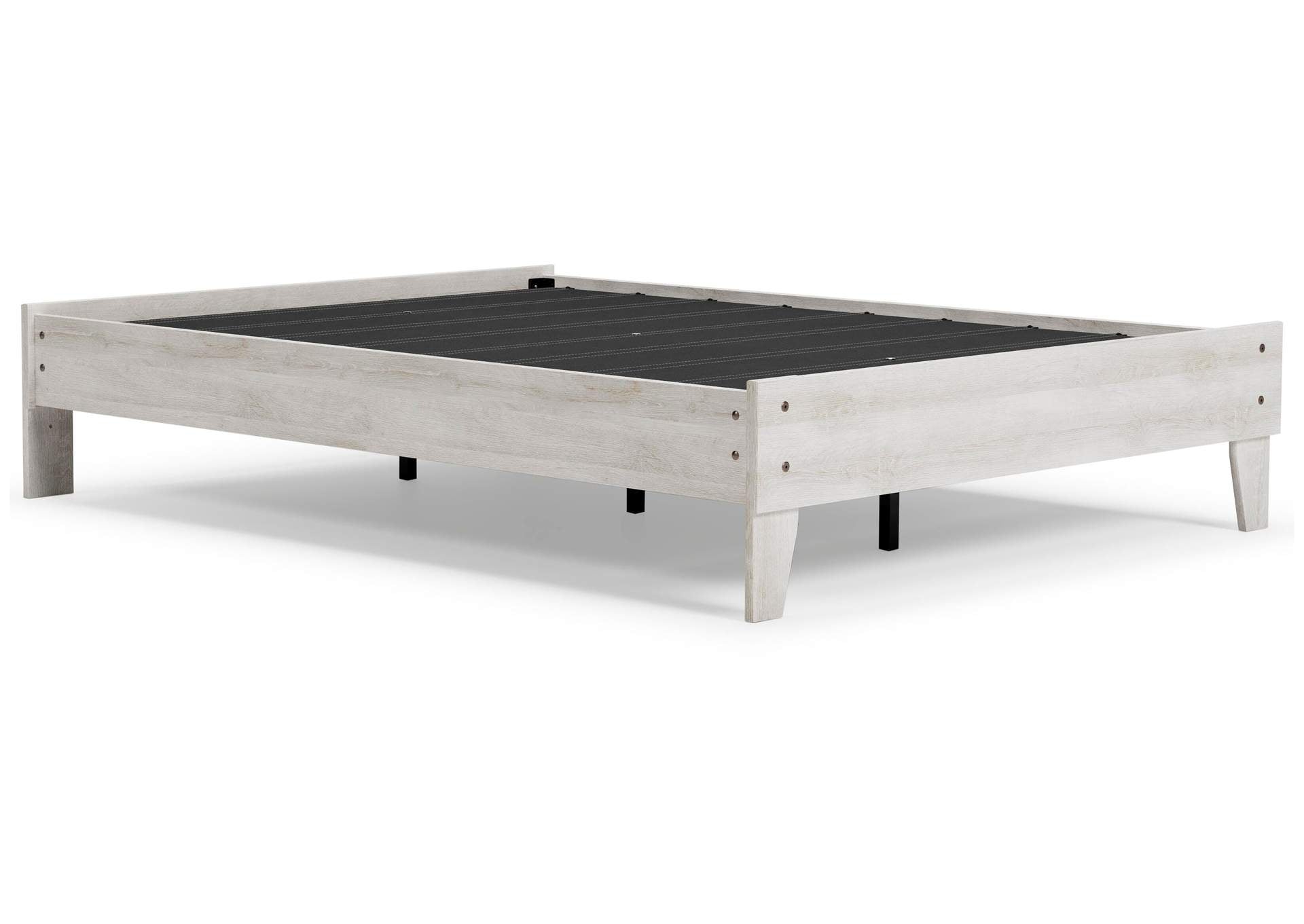 Shawburn Full Platform Bed with Dresser angled view