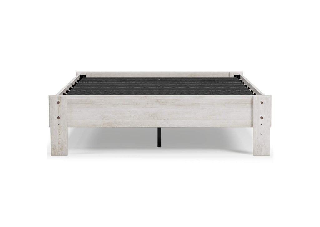 Shawburn Full Platform Bed with Chime 8 Inch Firm Innerspring Mattress