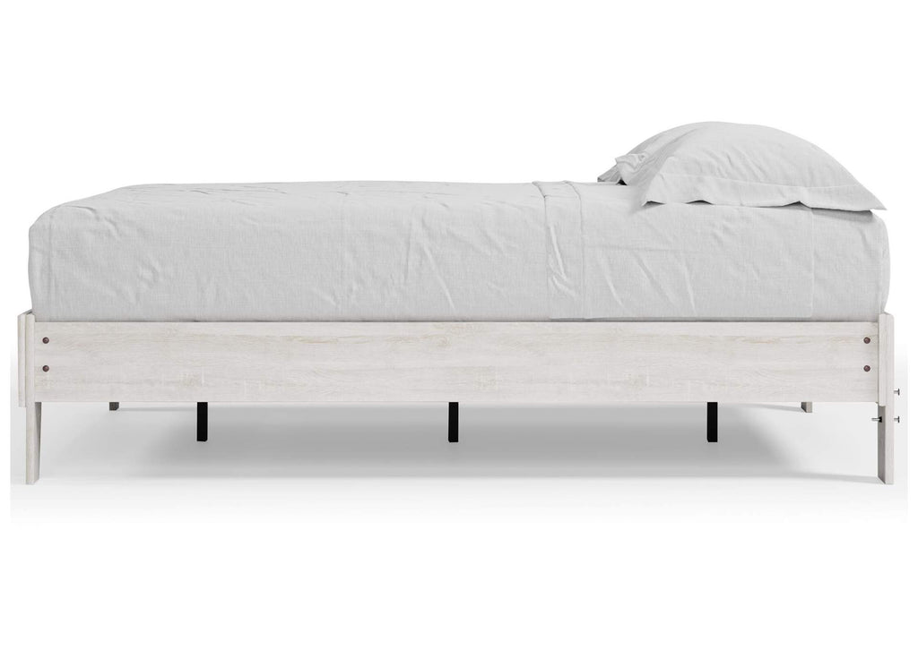 Shawburn Full Platform Bed with 2 Nightstands side view