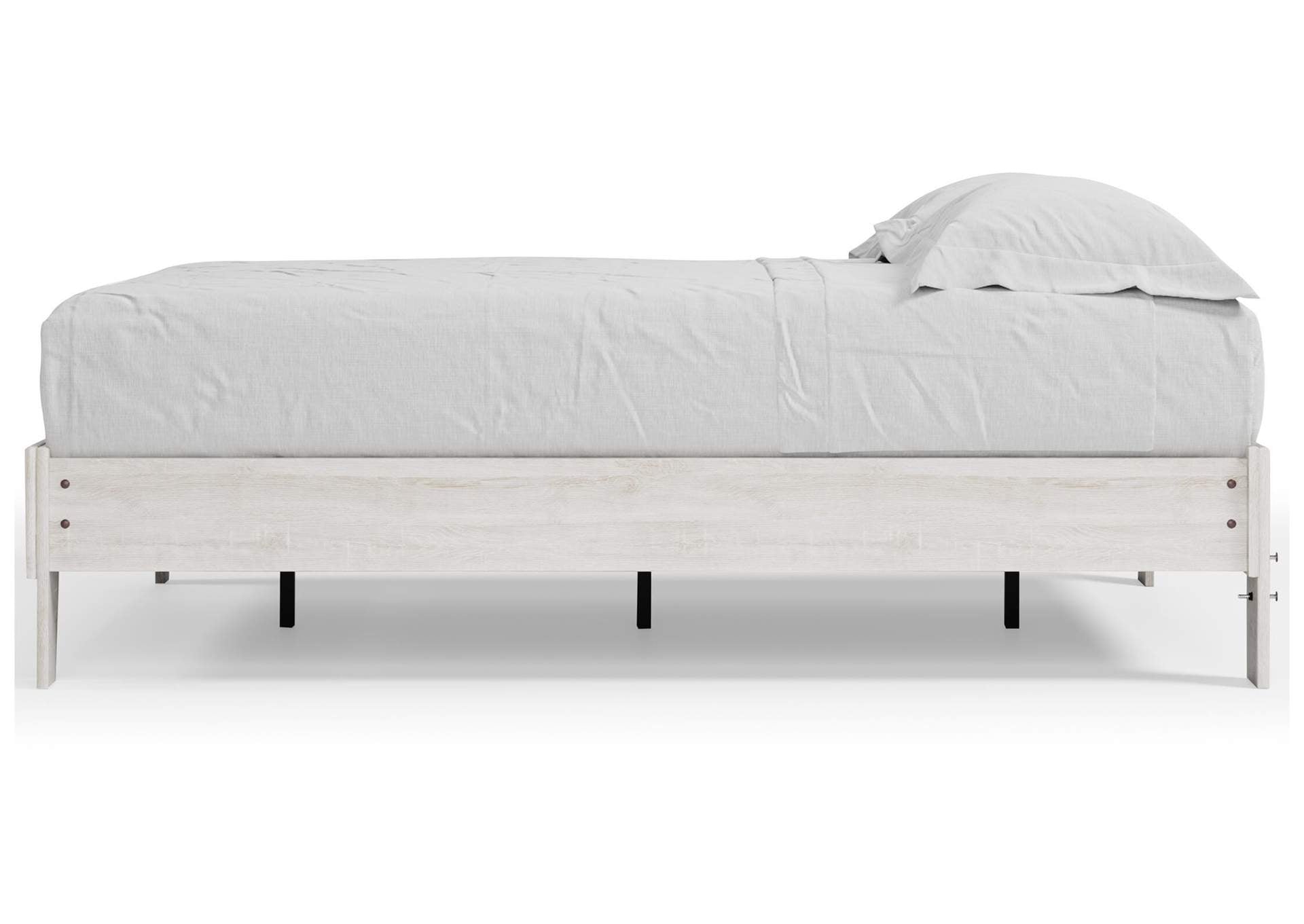 Shawburn Full Platform Bed with 2 Nightstands side view