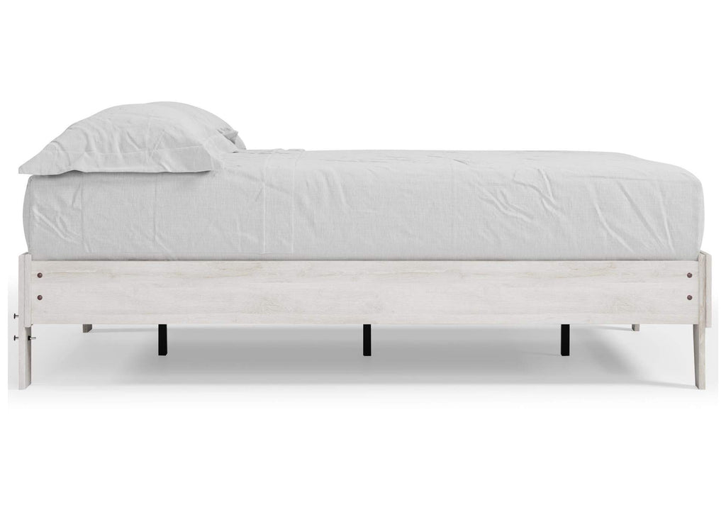 Shawburn Full Platform Bed with 2 Nightstands side view