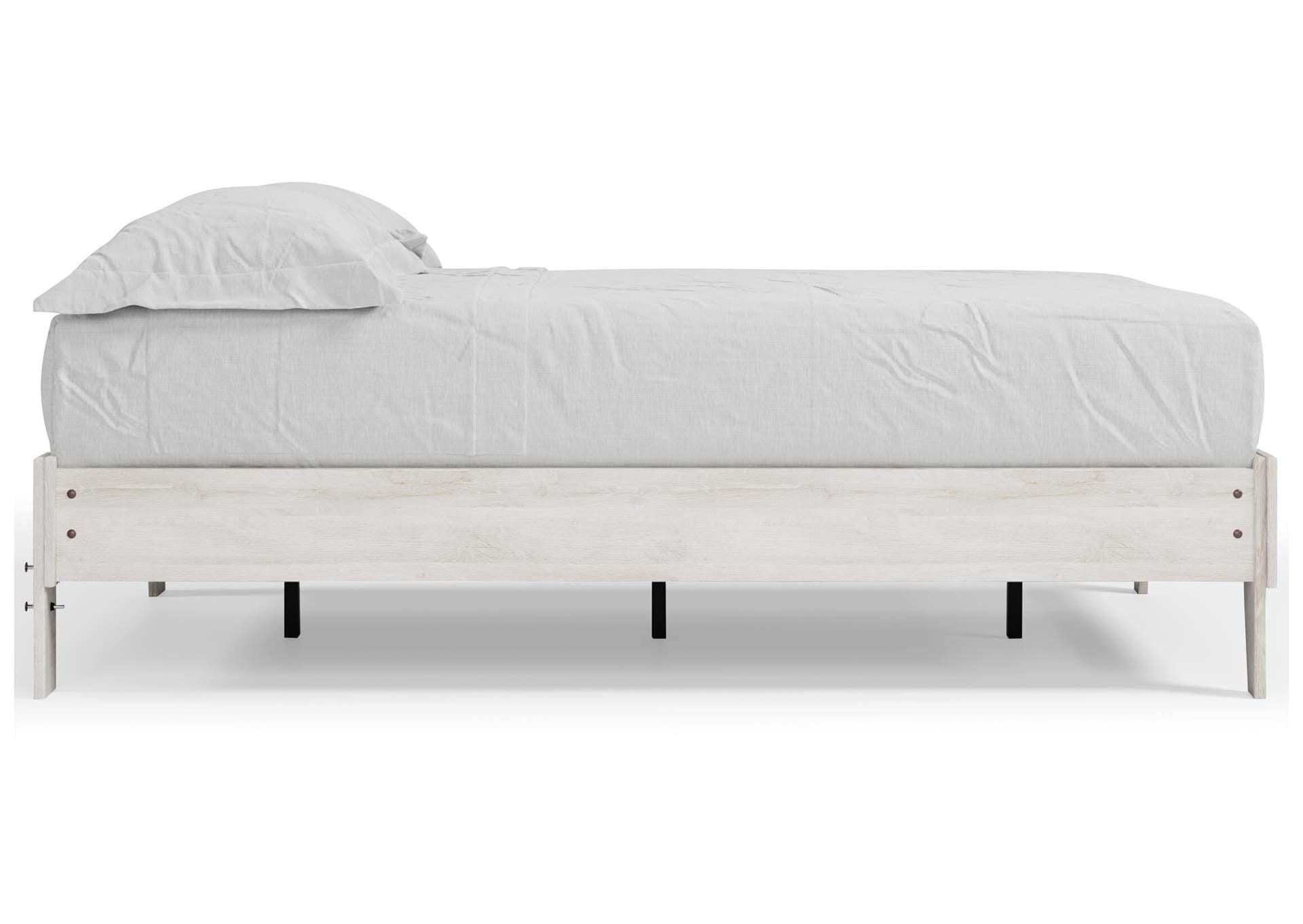 Shawburn Full Platform Bed with 2 Nightstands side view