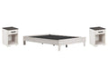 Shawburn Queen Platform Bed and 2 Nightstands