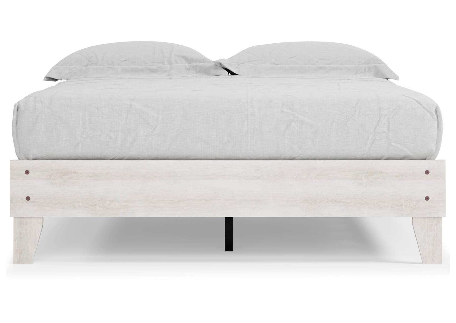 Shawburn Queen Platform Bed with Dresser and Chest front view