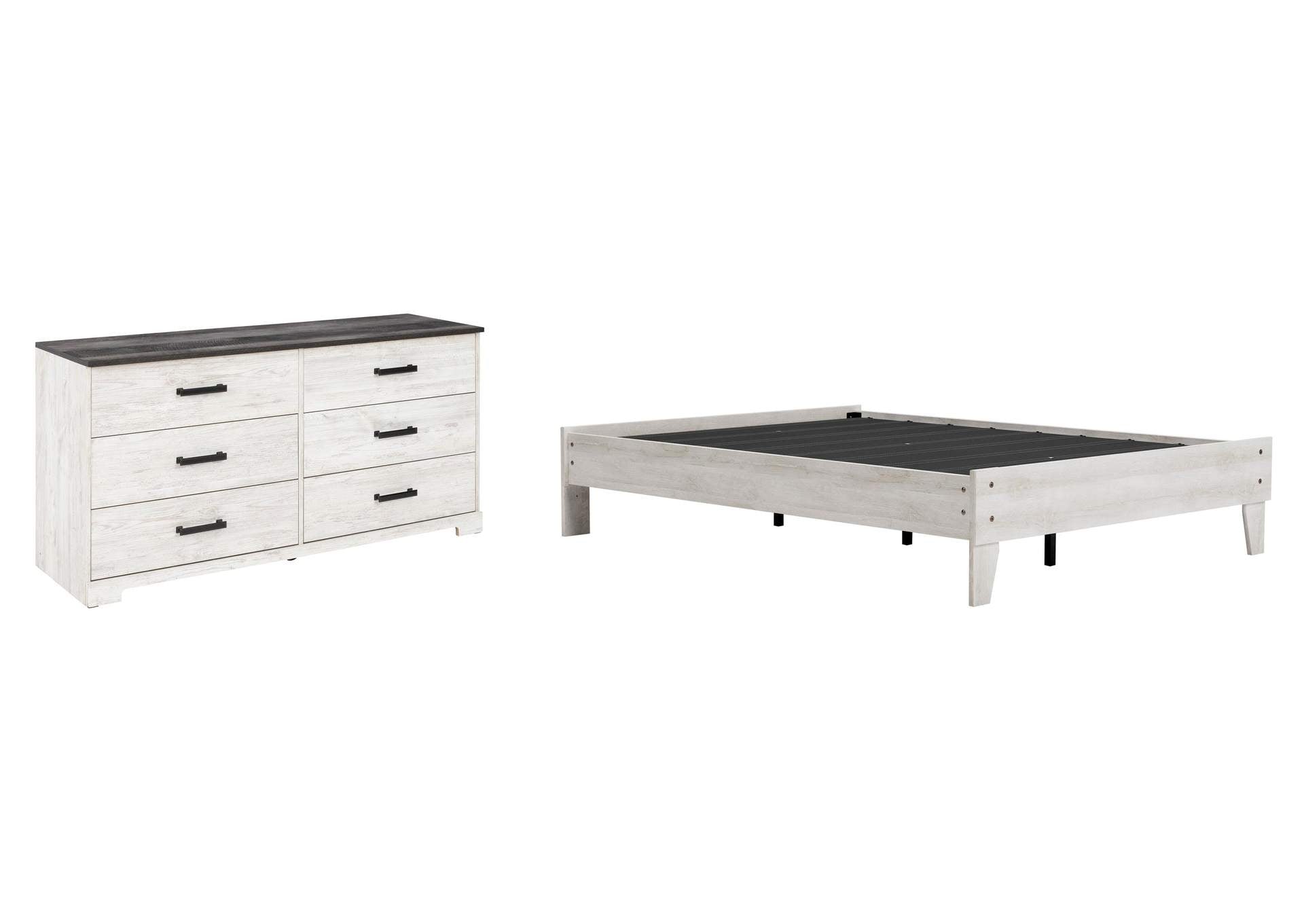 Shawburn Full Platform Bed with Dresser