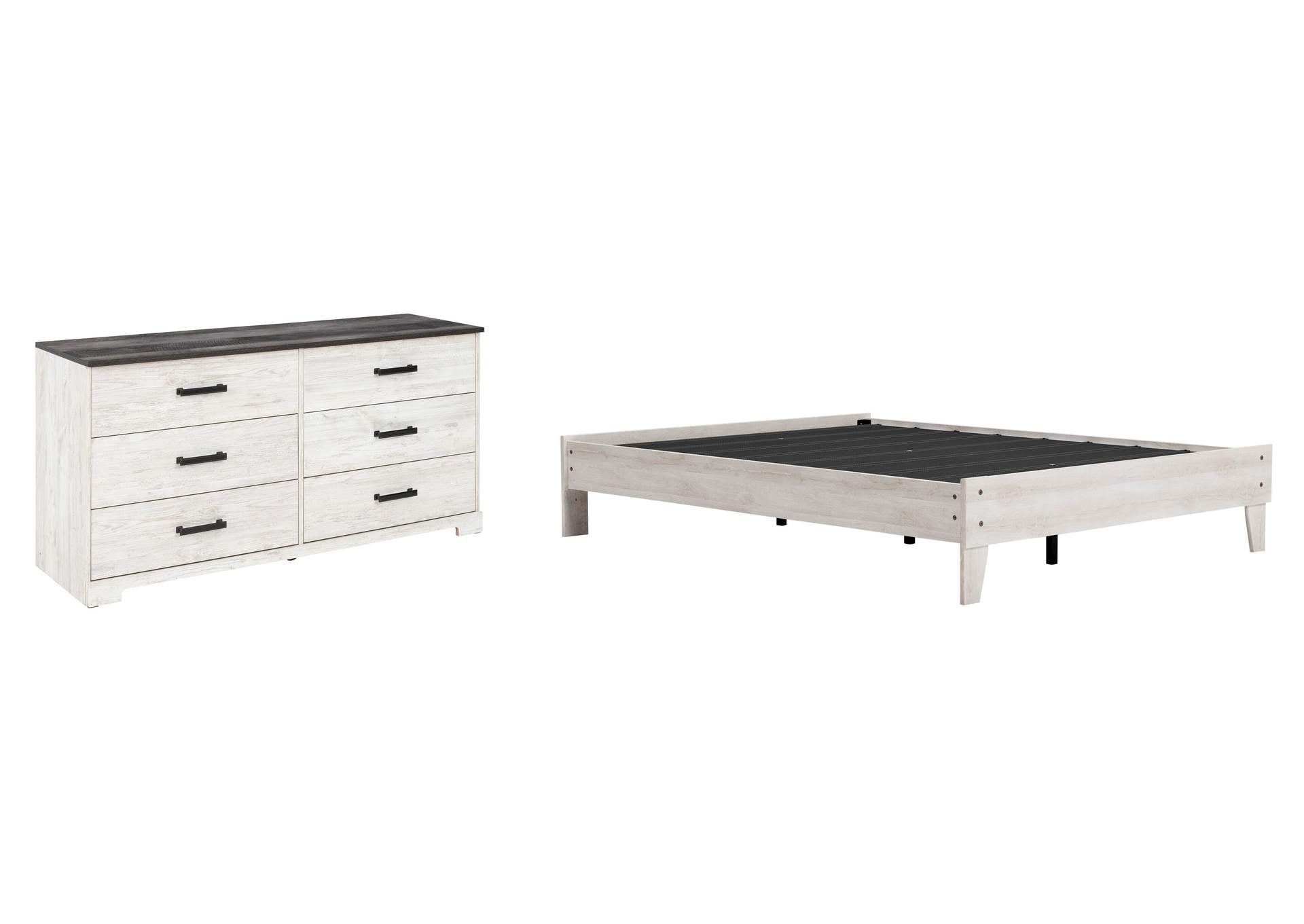Shawburn Queen Platform Bed with Dresser