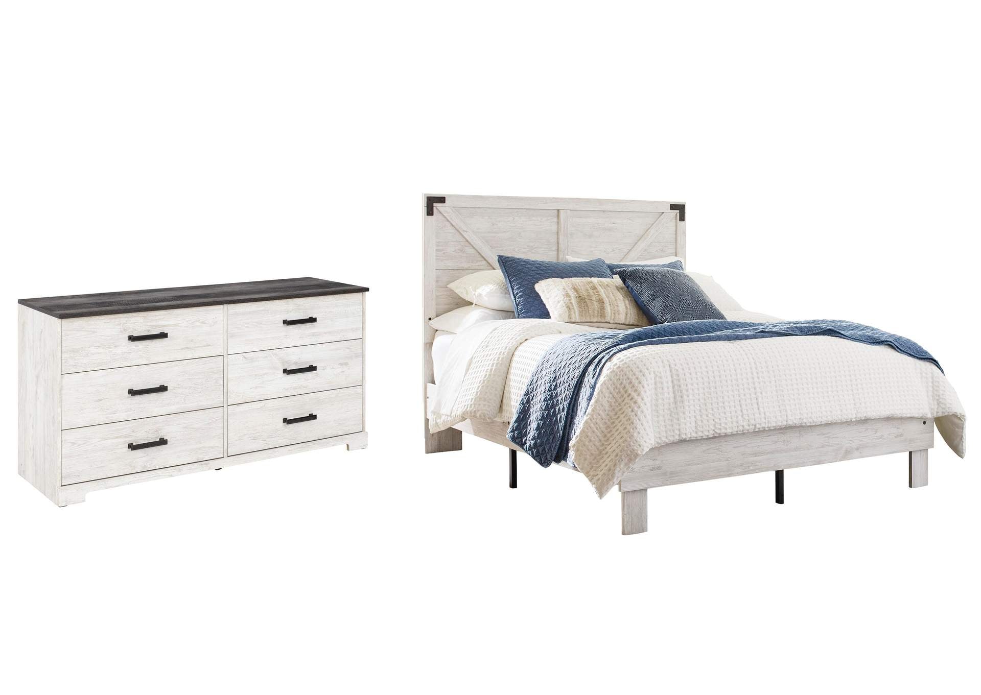 Shawburn Queen Platform Bed with Dresser