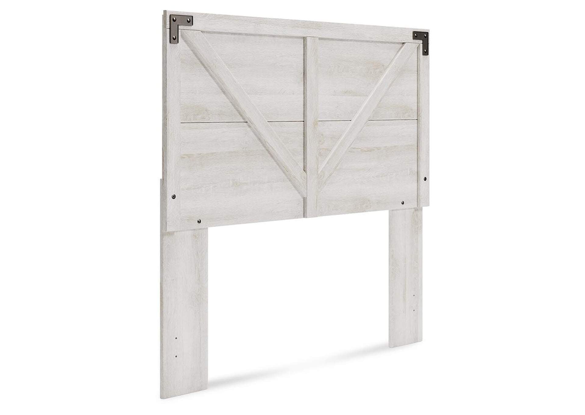 Shawburn Full Panel Headboard with Dresser angled view