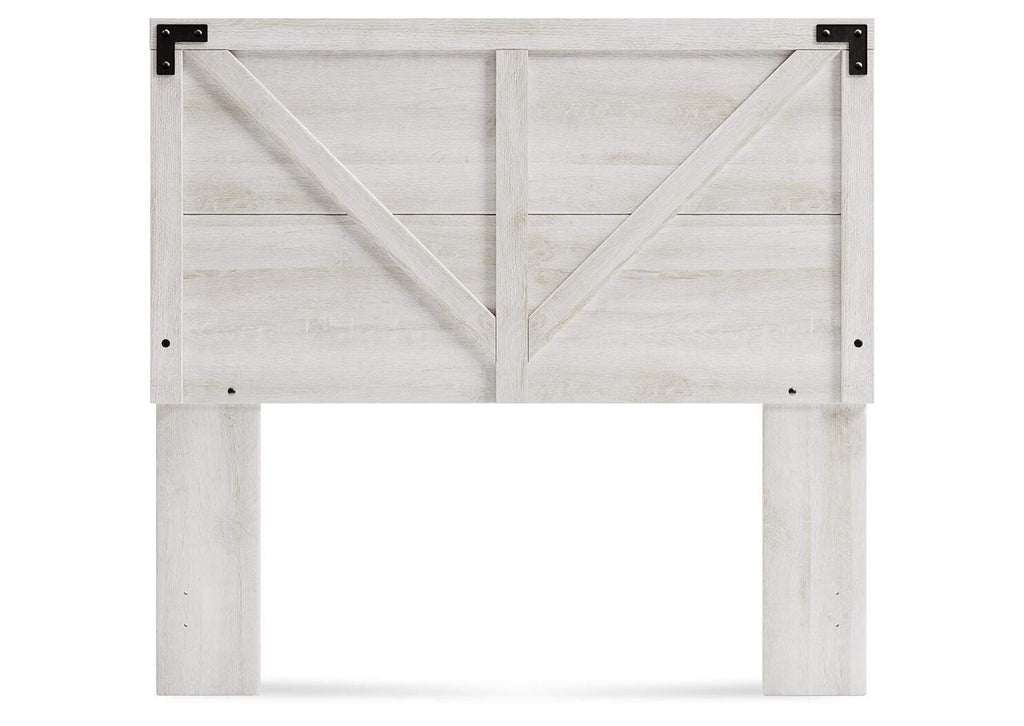 Shawburn Full Panel Headboard with Dresser and 2 Nightstands front view