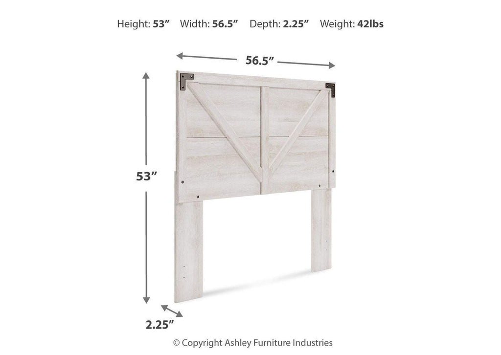 Shawburn Full Panel Headboard with Dresser, Chest and Nightstand dimensions