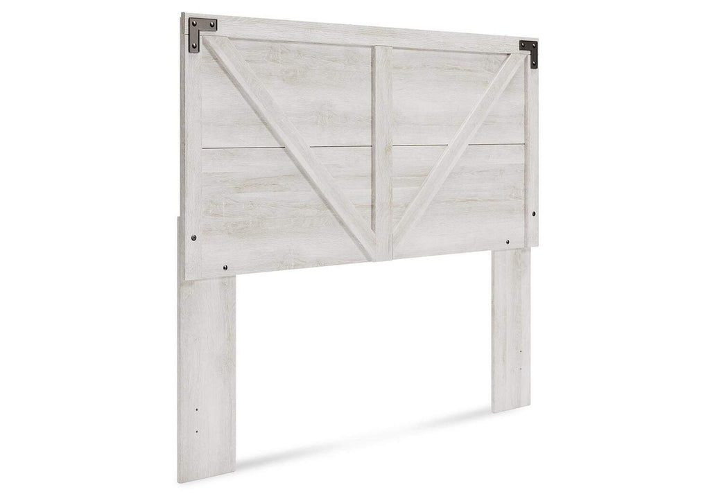 Shawburn Queen Panel Headboard with Dresser angled view