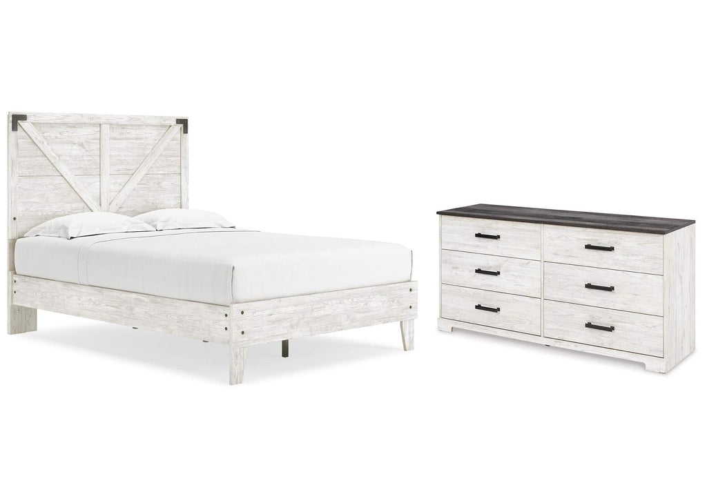 Shawburn Full Platform Bed with Dresser