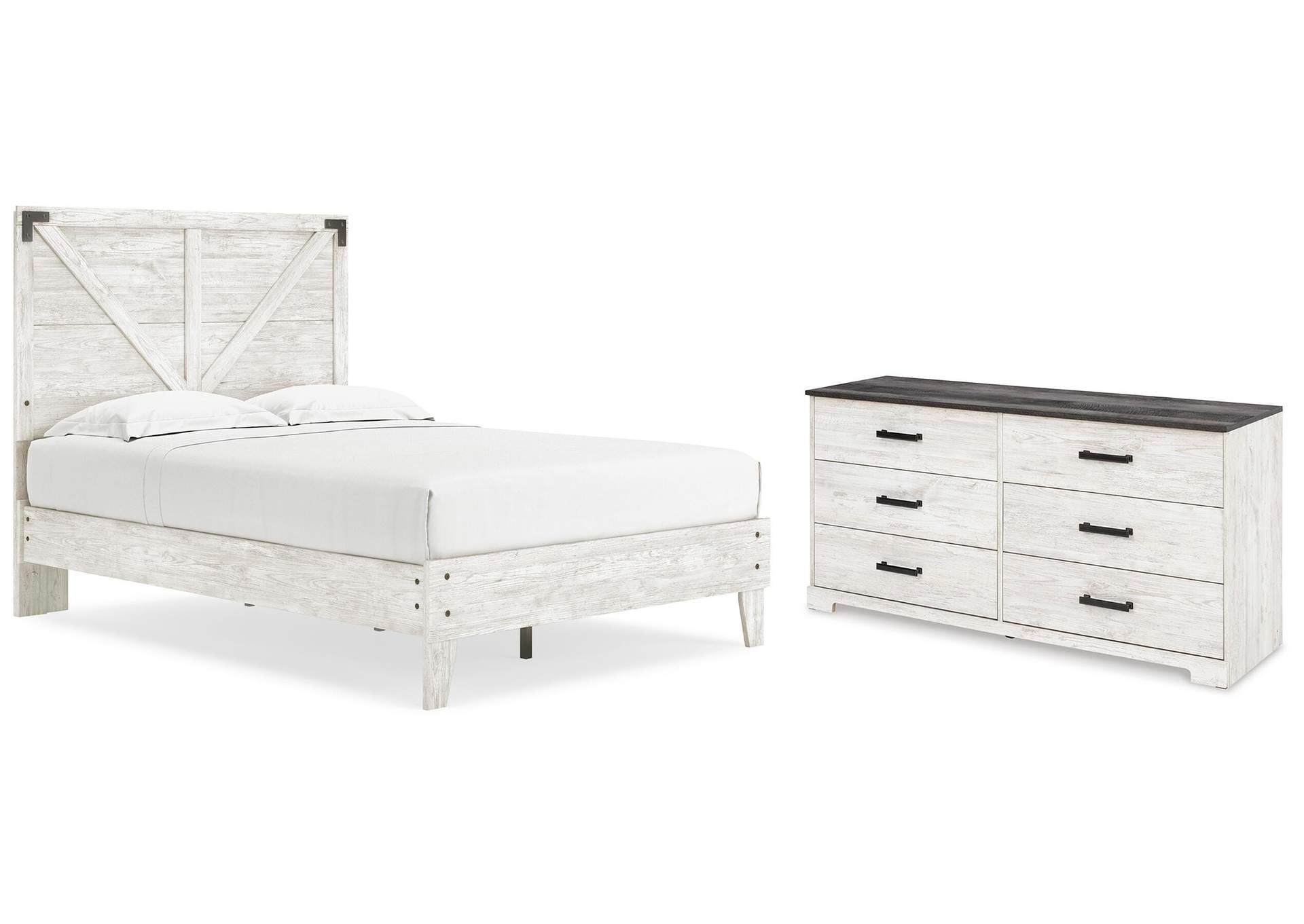 Shawburn Full Platform Bed with Dresser