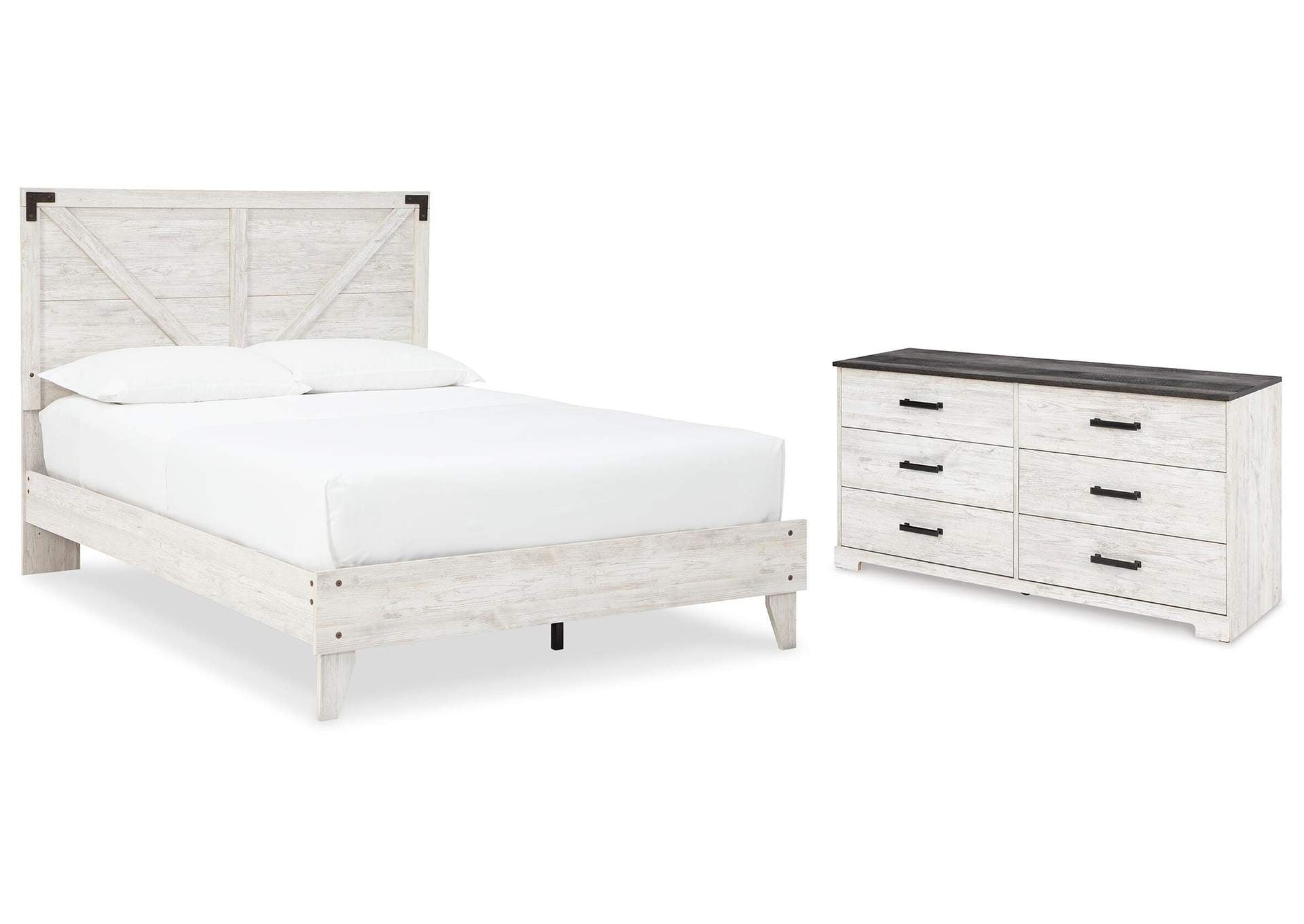 Shawburn Queen Platform Bed with Dresser