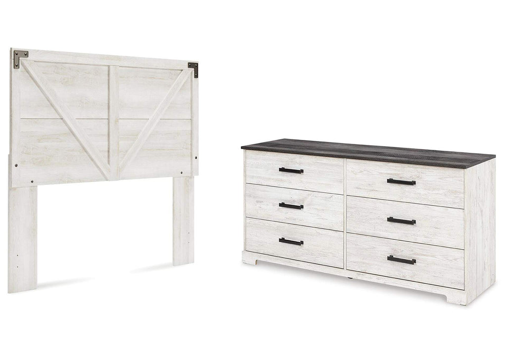 Shawburn Queen Panel Headboard with Dresser