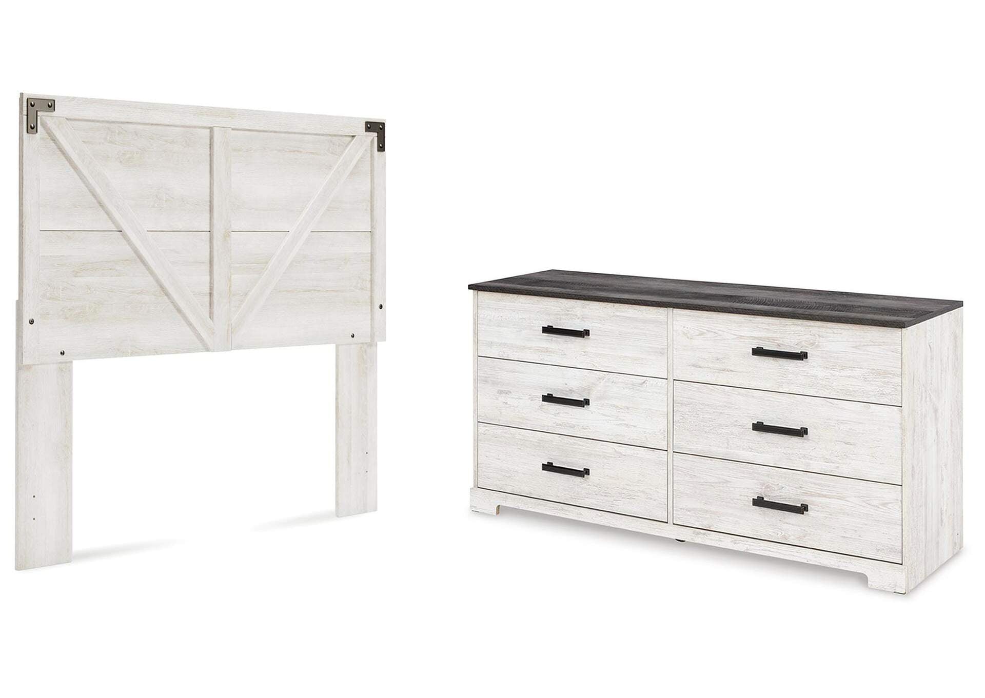 Shawburn Queen Panel Headboard with Dresser