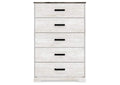 Shawburn Full Platform Bed with Dresser and Chest