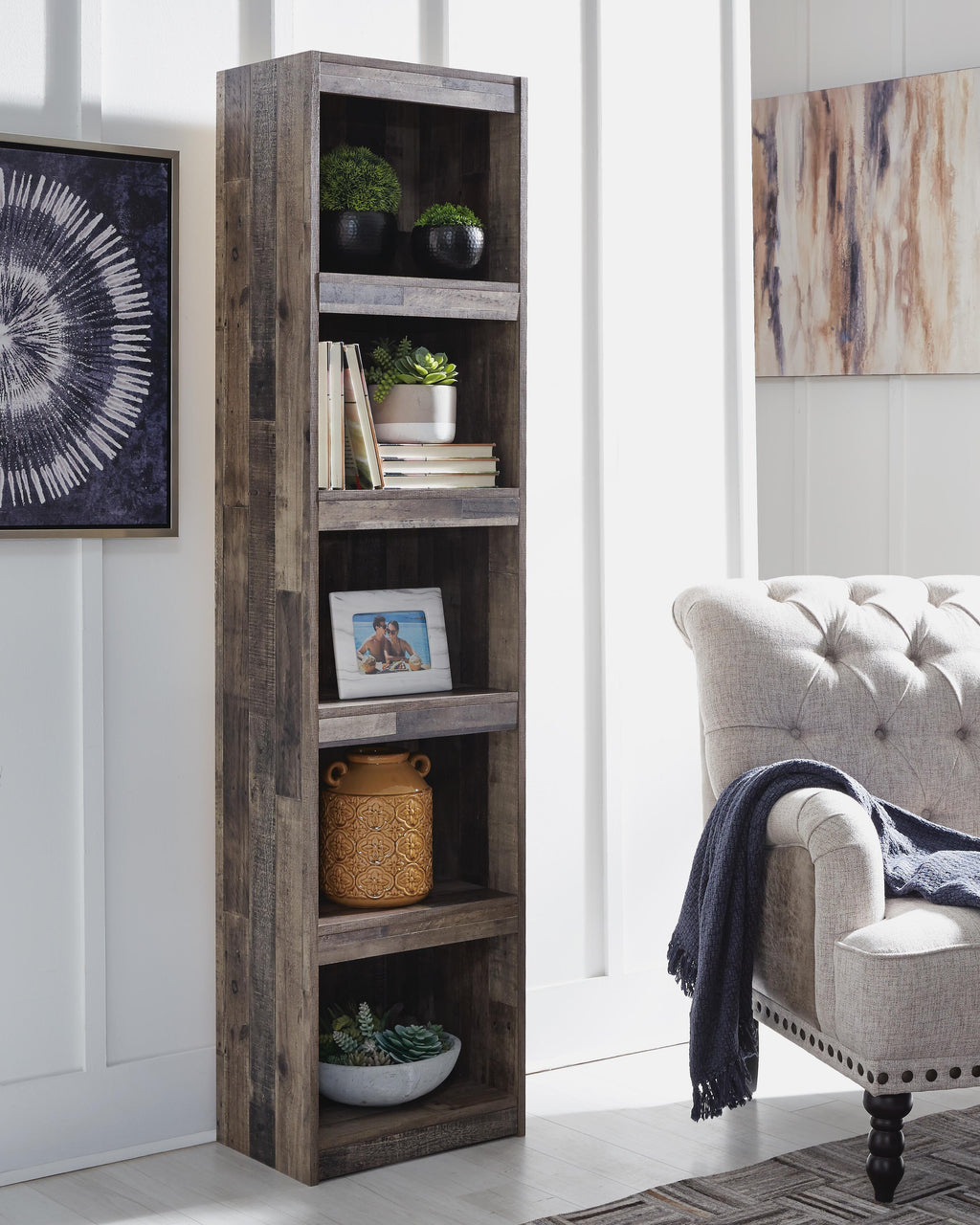Derekson Pier in Multi Gray, lifestyle view