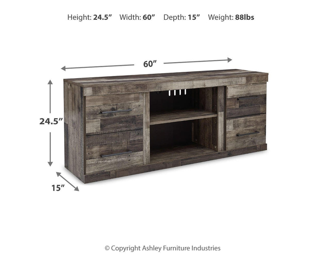 Derekson 60" TV Stand in Multi Gray, alternate view 10