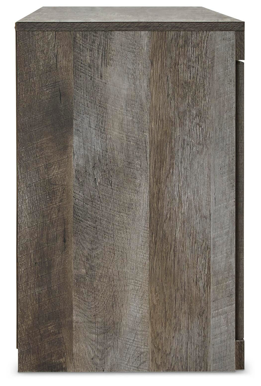 Wynnlow 60" TV Stand in Gray, side view