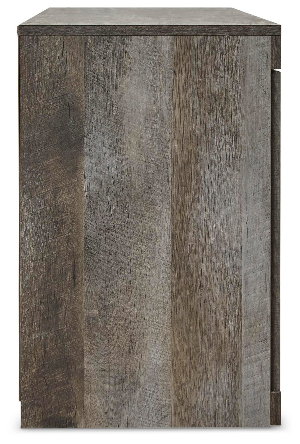 Wynnlow 60" TV Stand in Gray, side view