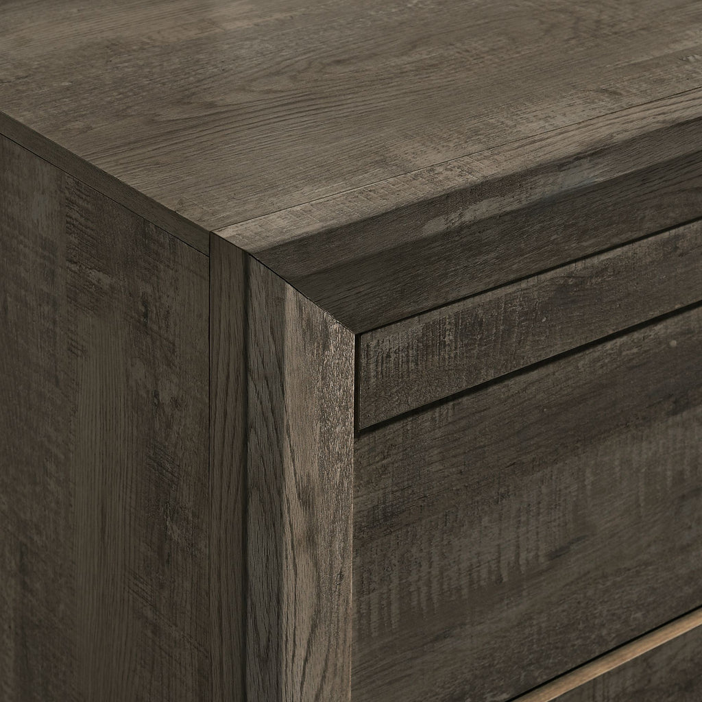 Eleanor 2-Drawer Nightstand In Mocha Grey