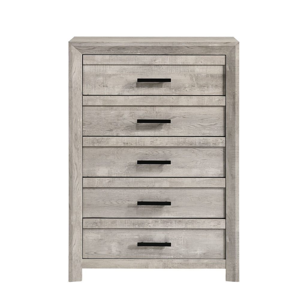 Eleanor 5-Drawer Chest In White