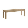 Eleanor Dining Bench In Brown