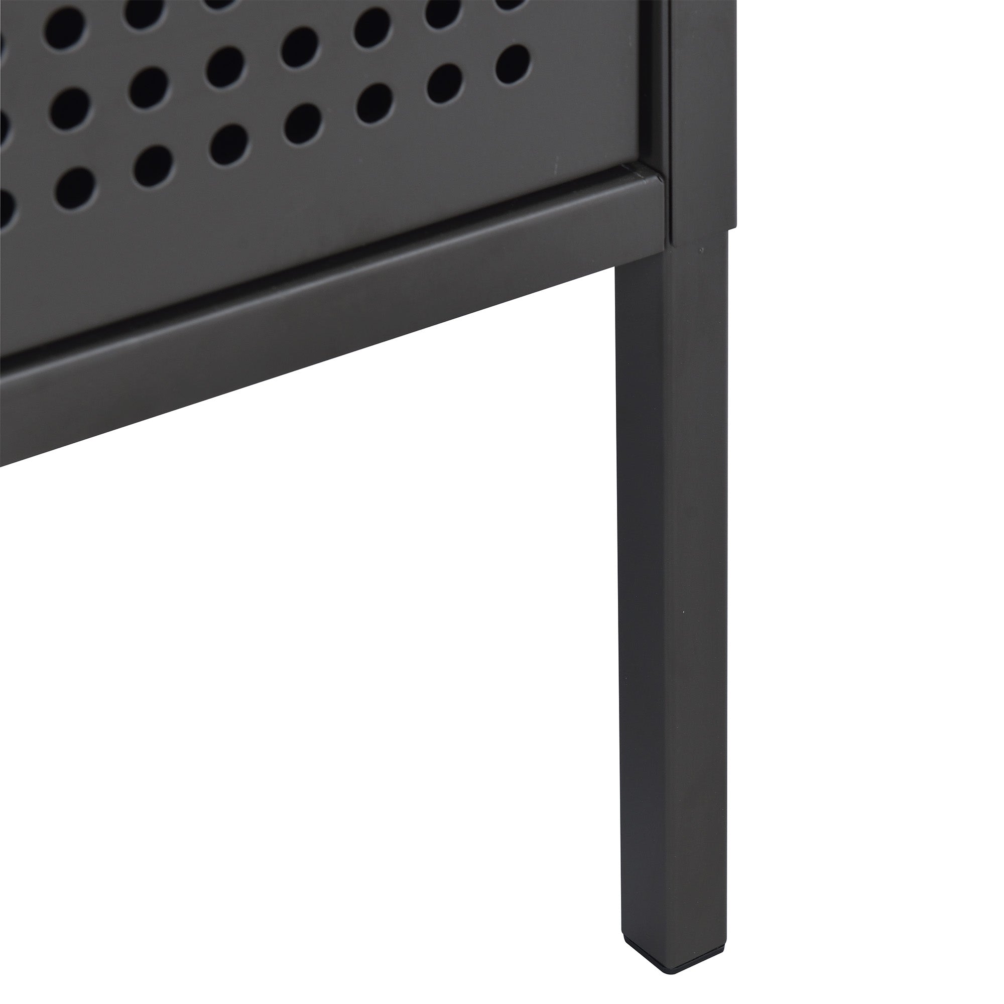Ember Nightstand (C-1094) Grey Nightstand W/ Usb